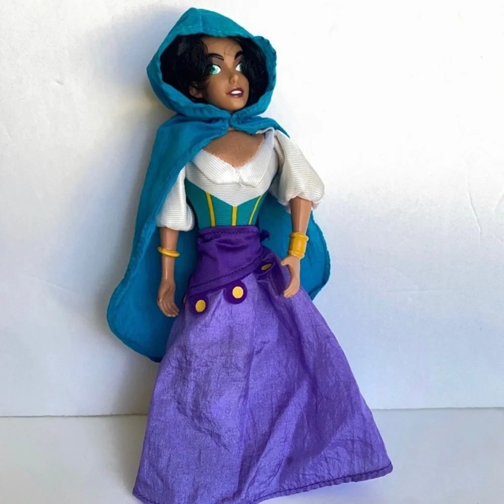 Disney Esmeralda Hunchback Notre Dame Burger King 1996 Puppet Toy Doll Vintage